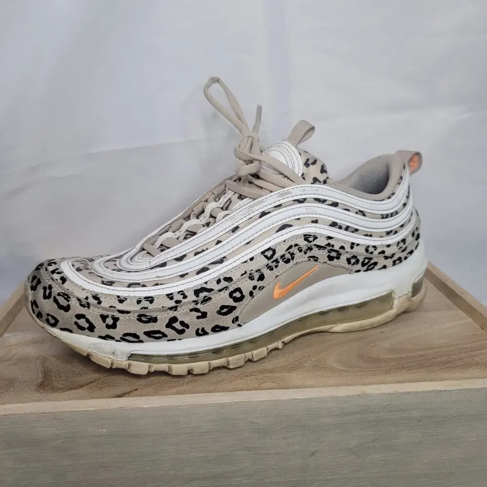Nike- Women's Air Max 97- Desert Sand- Leopard Print- size 9.5 - Picture 2 of 8